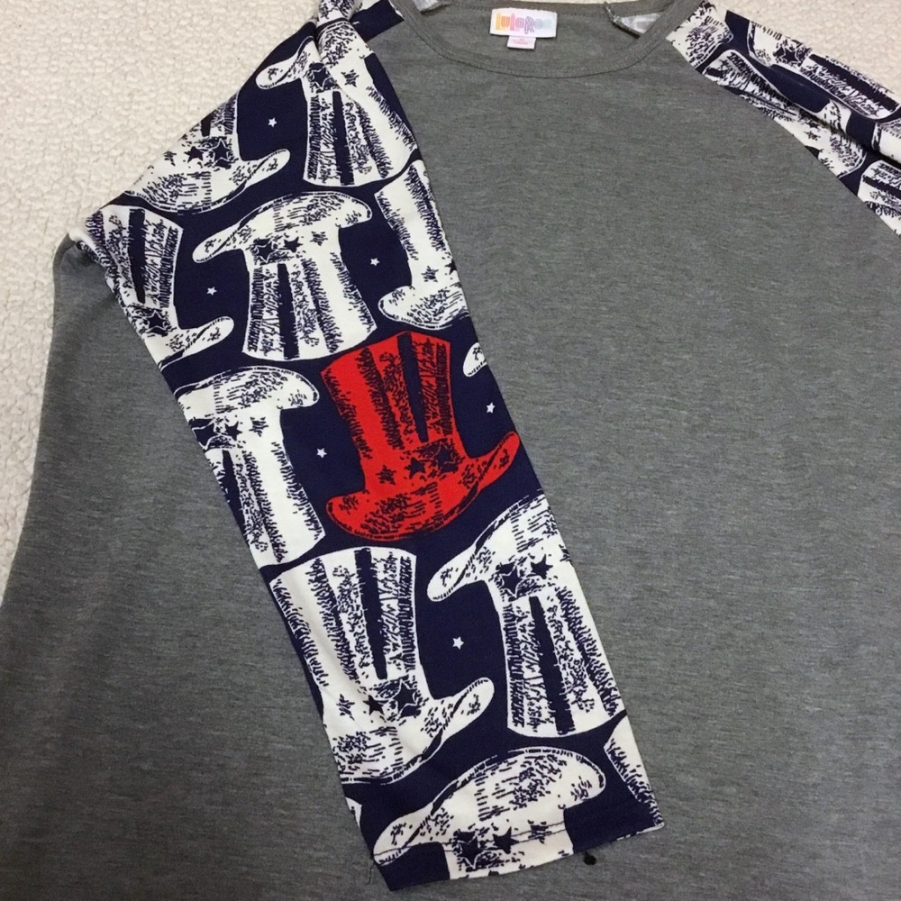LuLaRoe Americana Randy Top - Picture 4 of 6